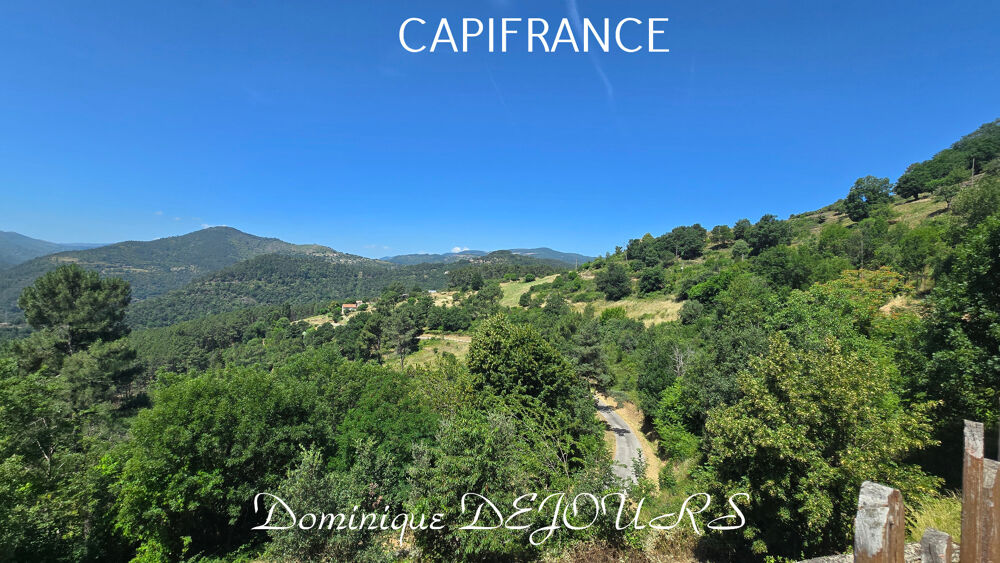 Vente Maison Nichée au cœur de la nature, sans vis-à-vis et avec une vue remarquable, grande maison de 7 (voir 8) chambres et de belles terra Saint sauveur de montagut