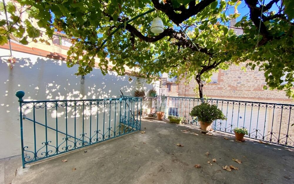 Vente Maison Pyrénées Orientales (66) - Maison de village - 3/4 chambres - Cuisine équipée – Climatisation - Terrasse, garage et cave - Vue s Banyuls dels aspres