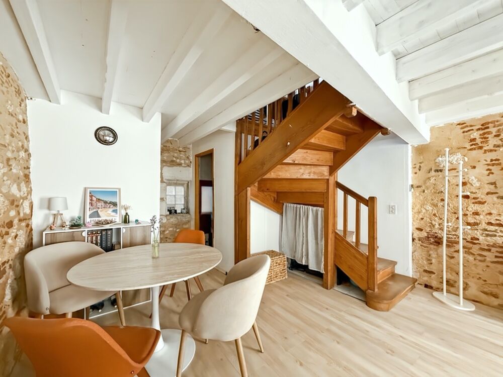 Vente Maison Bergerac LA MADELEINE Maison à vendre de caractère rénovée 70 m² pompe à chaleur 3 pièces BERGERAC (24) Bergerac
