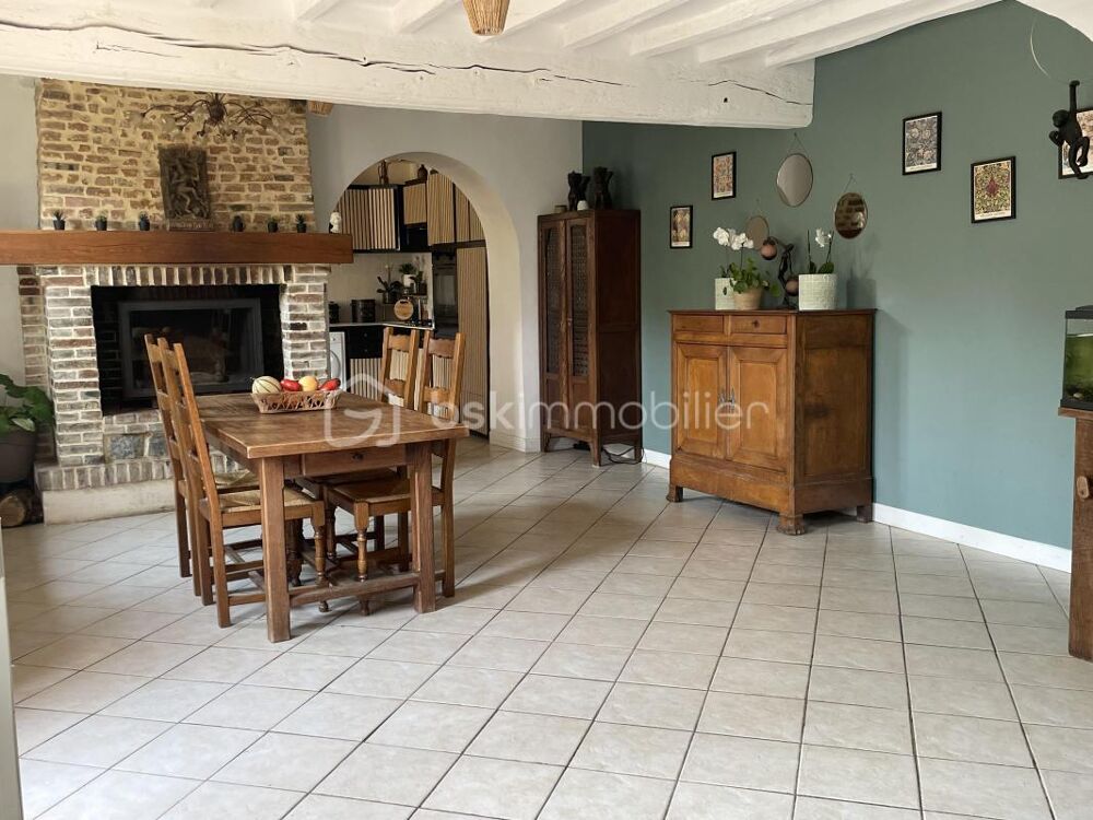 Secteur DREUX - Longère ancienne 152m² - 6 pièces - Terrain 398m²