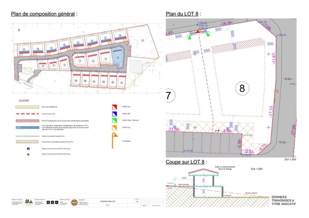 Vente Terrain Lot 8 Lotissement Chemin de Sainte Anne THIONVILLE Thionville