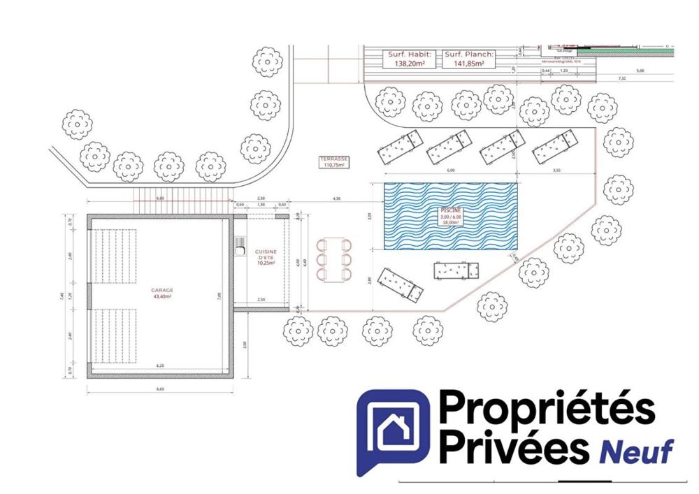 PROJET Maison Peyriac De Mer 6 pièce(s) 138.20 m2