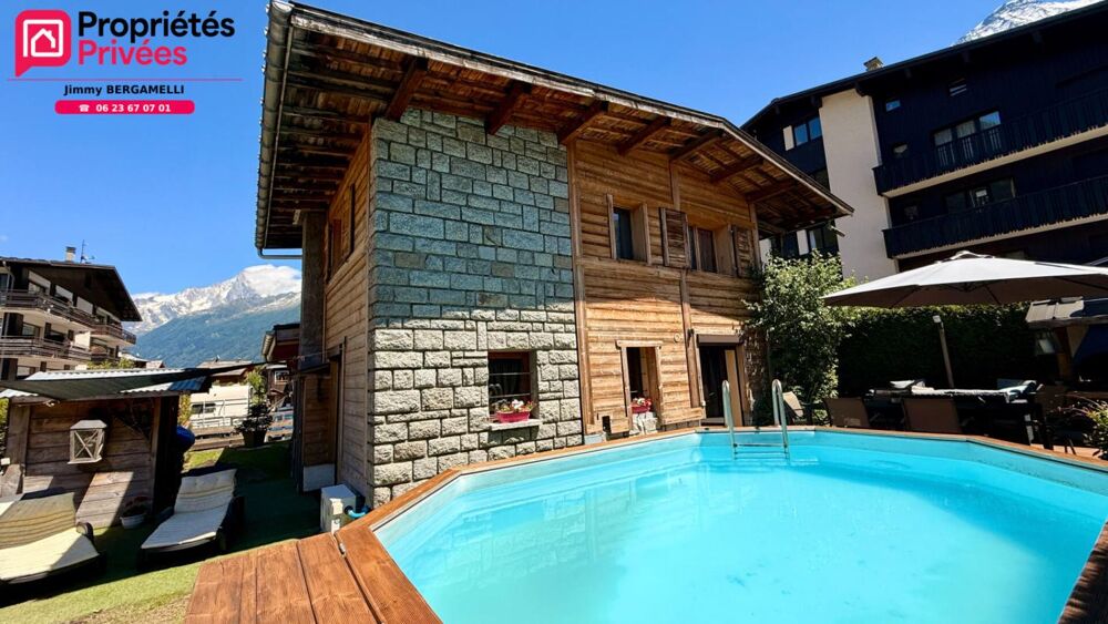 Les Houches - Chalet cocooning rénové avec piscine et grande terrasse