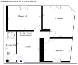  Appartement à louer 3 pièces 40 m²