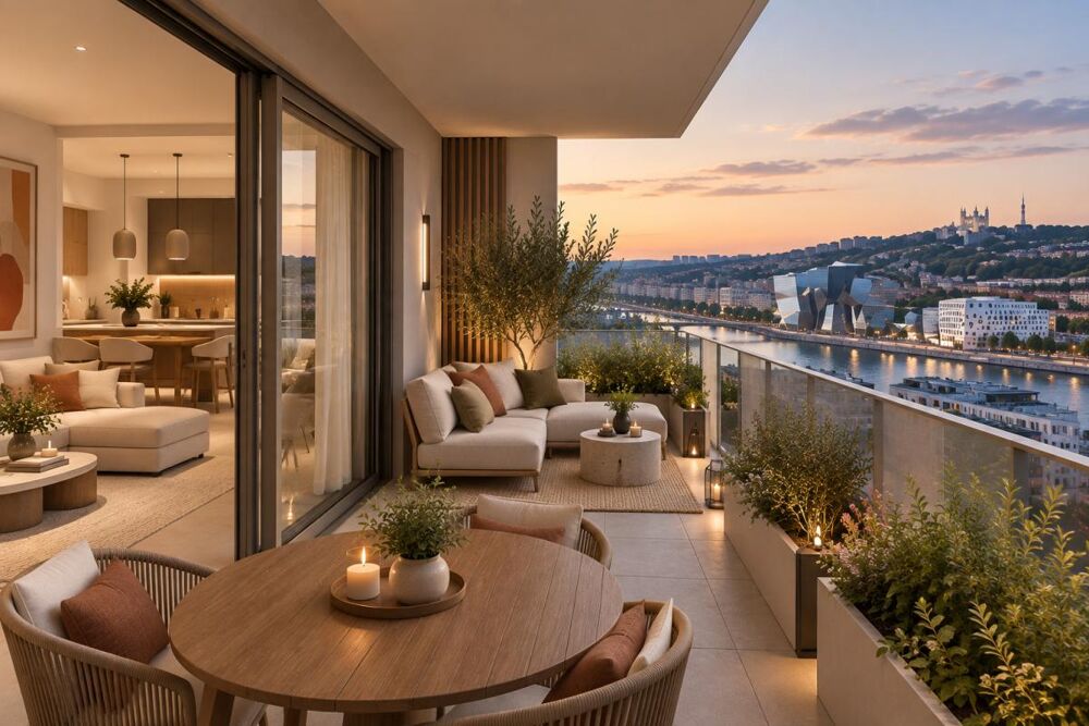 Vente Appartement T3 LYON 2 ARRONDISSEMENT 60m² - TERRASSE - GRAND SÉJOUR/CUISINE Lyon 2