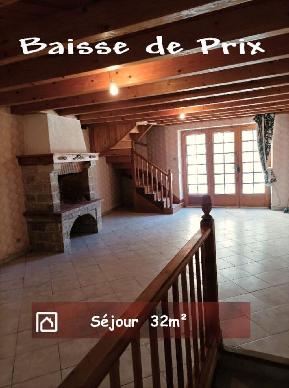 Maison à Rénover Antugnac 7 pièce(s) 121 m2 avec garage et grange