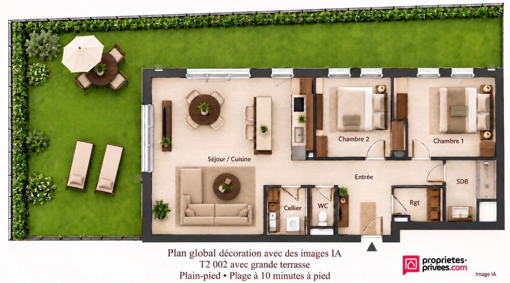 Vente Appartement PROPRIETES PRIVEES COTE D'OPALE vous propose : Wimille