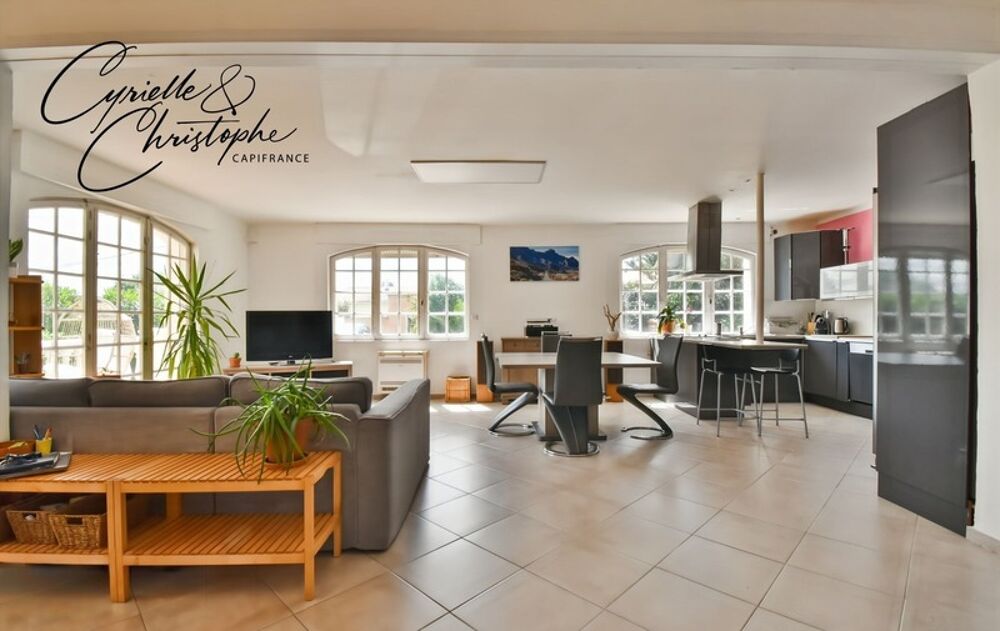 Dpt Hérault (34), à vendre à CANET, maison familiale T6 130m² avec studio indépendant, piscine, pool house sur terrain de 880m²