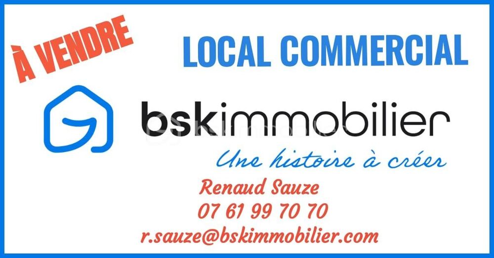   LOCAL COMMERCIAL À VENDRE – 66 m² – BELLE VISIBILITÉ 