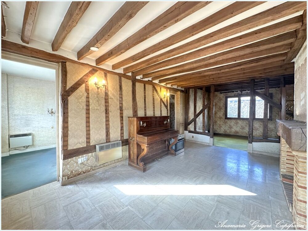 COURVILLE SUR EURE (28190), Rue Georges Fessard, maison à renover de 100m², 2 chambres, garage