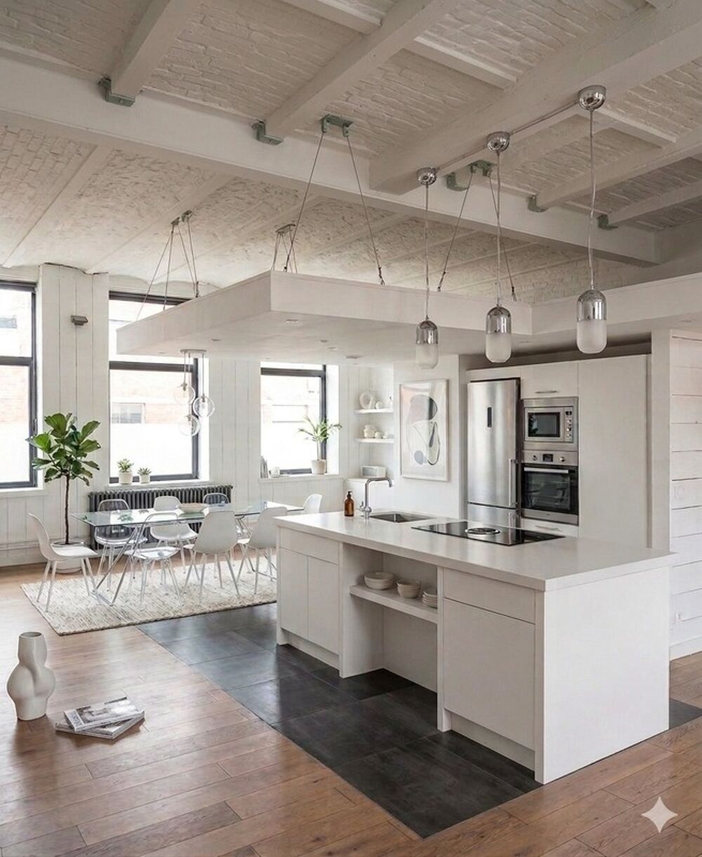 Nouveauté, superbe appartement de type loft d'une surface de 161m2 carrez, totalement rénové au coeur de Lille