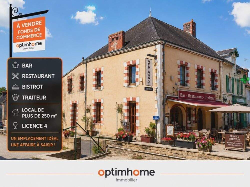   Fonds de commerce Bar - Restaurant – Traiteur avec Licence IV à 10 minutes de Redon 