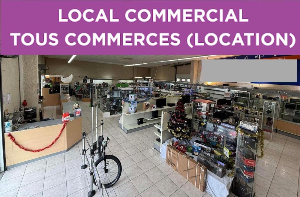   À LOUER - LOCAL COMMERCIAL 278 M² - BELLE VISIBILITÉ 