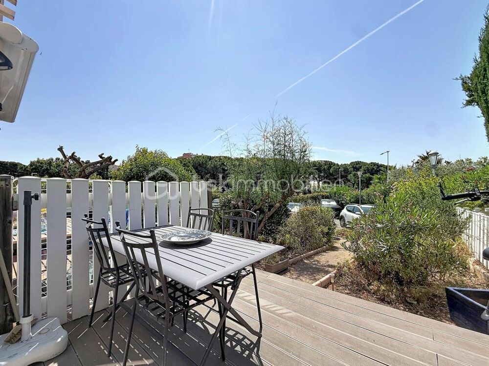 Studio cabine meublé, terrasse Sud et parking privatif