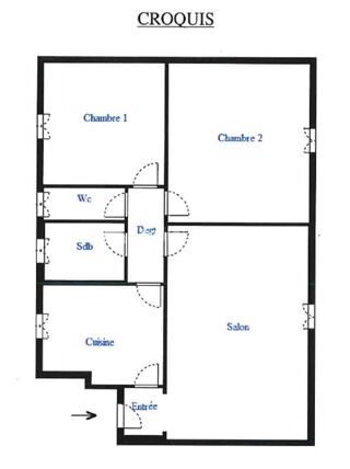  Appartement � louer 3 pi�ces 56 m� Levallois perret