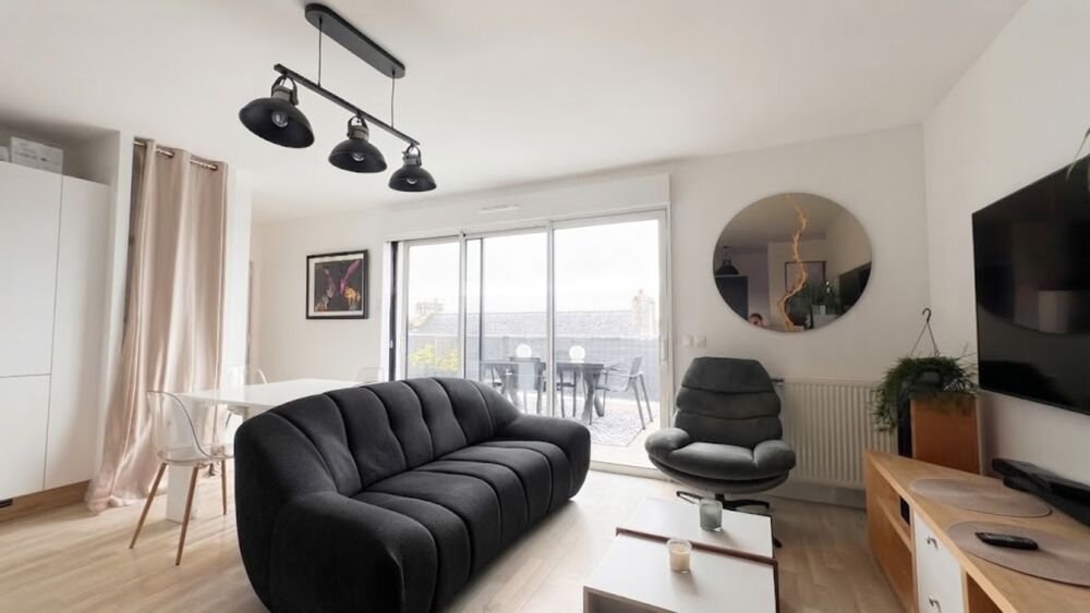 Vente Appartement Dpt Finistère (29), à vendre QUIMPER Kerfeunteun appartement T3 situé au dernier étage de 59 m² habitable - Terrasse - Parking p Quimper