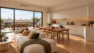 Vente Appartement BORDEAUX CHARTRONS – DERNIER ÉTAGE, 88 M², DEUX TERRASSES AVEC VUES SUR LA GARONNE ET LES TOITS BORDELAIS Bordeaux