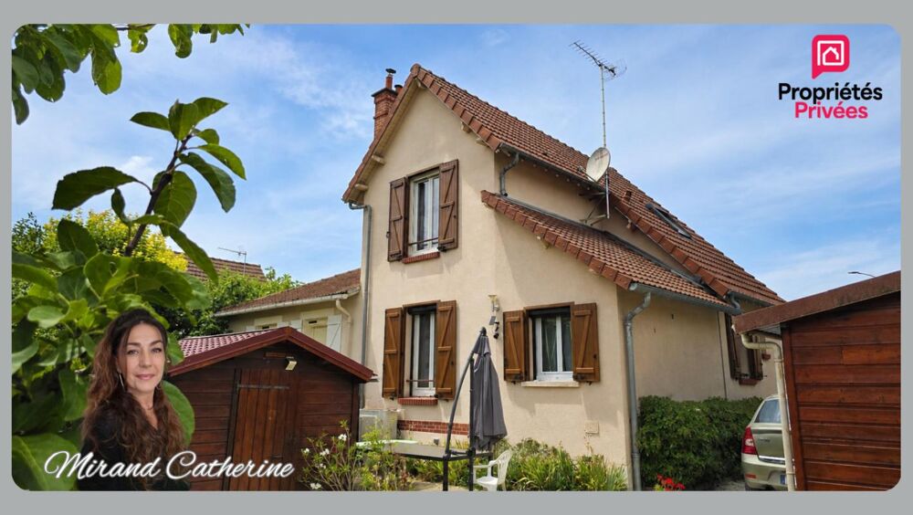 Maison de ville 3 chambres climatisée avec garage et jardin à Troyes