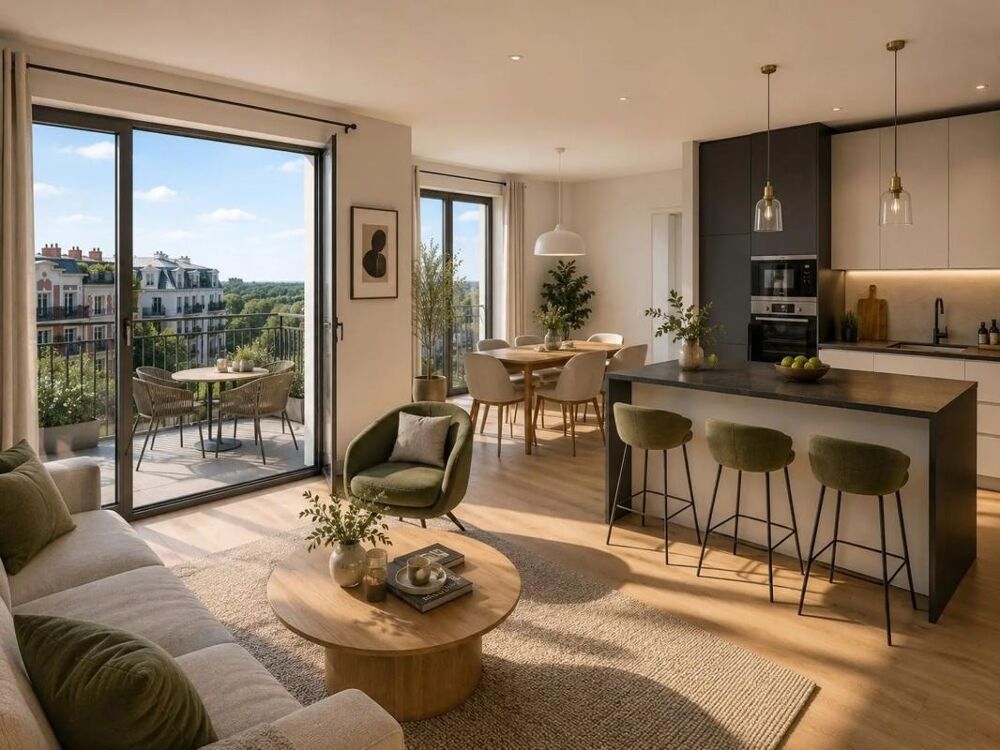 4 PIECES AVEC BALCONS VUE DEGAGEE