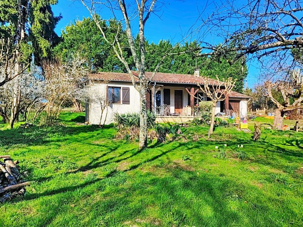 Vente Maison Plain-pied rénové, 2 chambres, garage et jardin ,10 min de Bergerac Liorac sur louyre