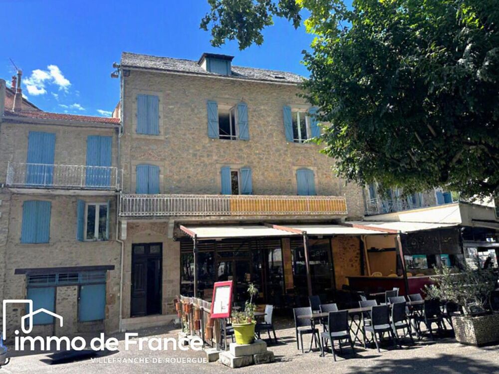 Vente Immeuble Immeuble 620 m² avec bar brasserie emplacement n°1 avec appartement de fonction T4 et 4 appartements de Type 3 Villefranche de rouergue