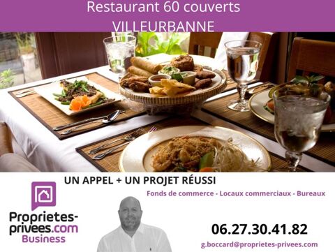 VILLEURBANNE - RESTAURANT 60 COUVERTS, TERRASSE 110000 69100 Villeurbanne