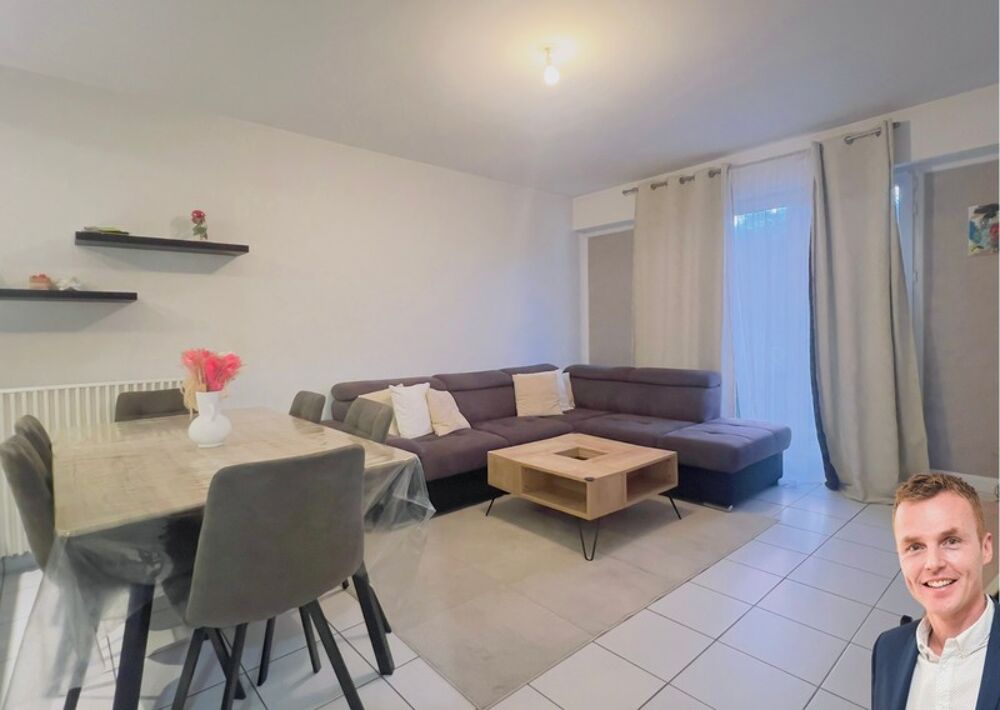 Dpt Finistère (29), à vendre QUIMPER appartement T3 meublé de 63 m² habitable - Cave