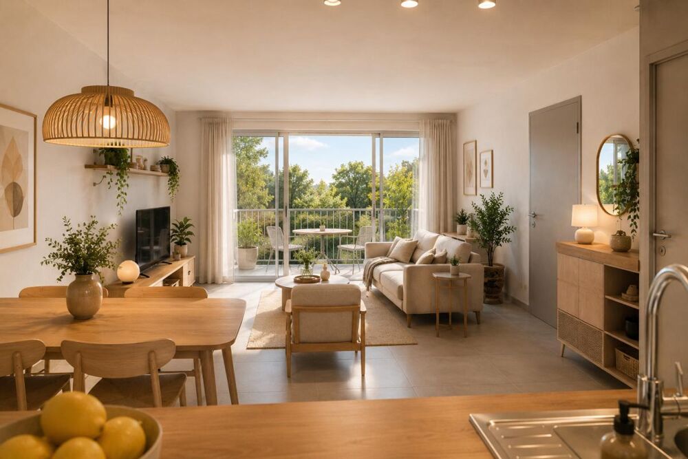 Vente Appartement **T3 Dernier Etage avec Balcon et places de parking Toulenne