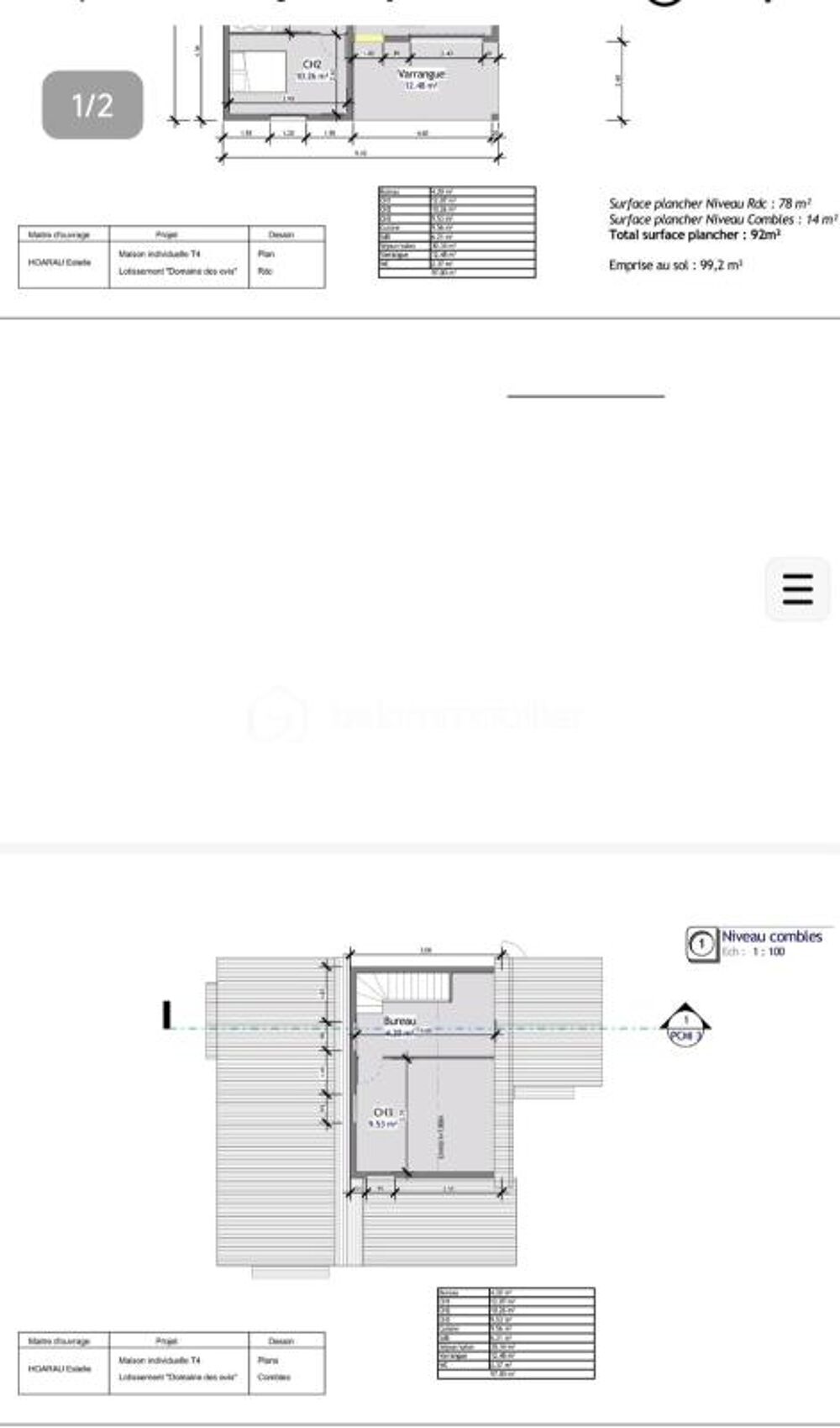 Maison moderne F4 de 97m²