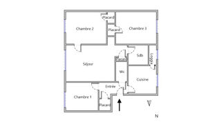  Appartement à vendre 4 pièces 64 m²
