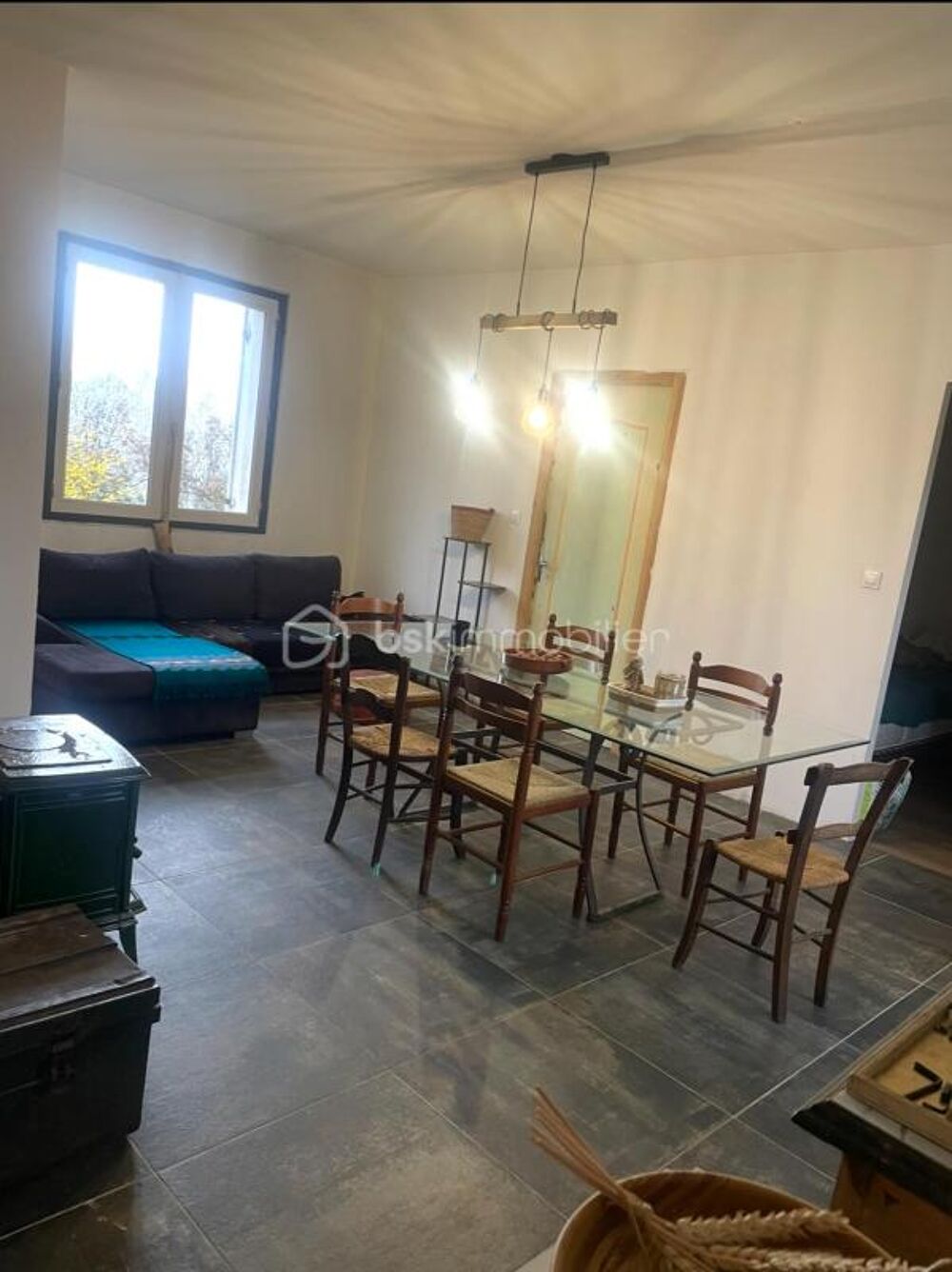Joli Pavillon de Plain-Pied de type 4 avec Garage et Jardin situé au Buisson de Cadouin 24480