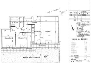  Appartement à louer 3 pièces 64 m²