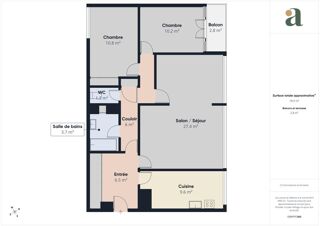  Appartement à vendre 4 pièces 79 m²