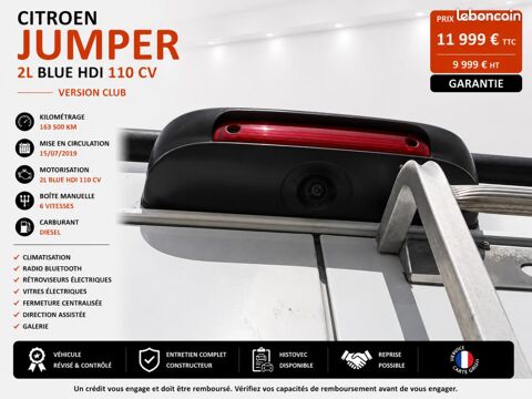 Jumper 1&deg; Main / 2L B HDI 110cv Version CLUB Taille L2H2 Clim/Limit 2020 occasion 60430 Abbecourt
