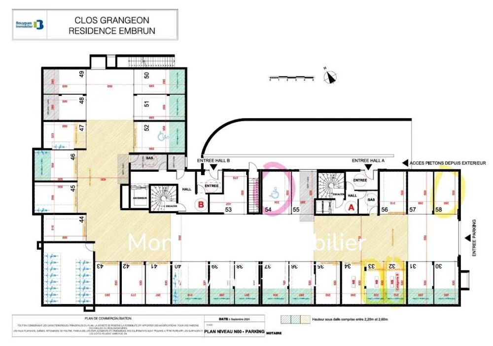 Vente Parking/Garage Référence : 6811-EBO - Parking en sous sol d'une résidence neuve Embrun Embrun