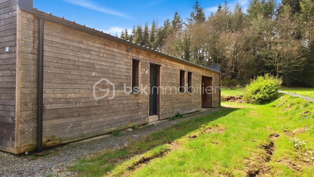 Maison en bois contemporaine de plain-pied