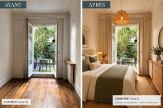 Vente Appartement Appartement 3 pièces 52m2 Gare de Bécon, charme de l'ancien, calme et beau potentiel Asnieres sur seine