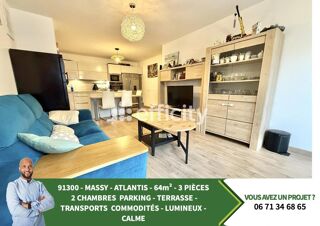  Appartement � vendre 3 pi�ces 64 m�