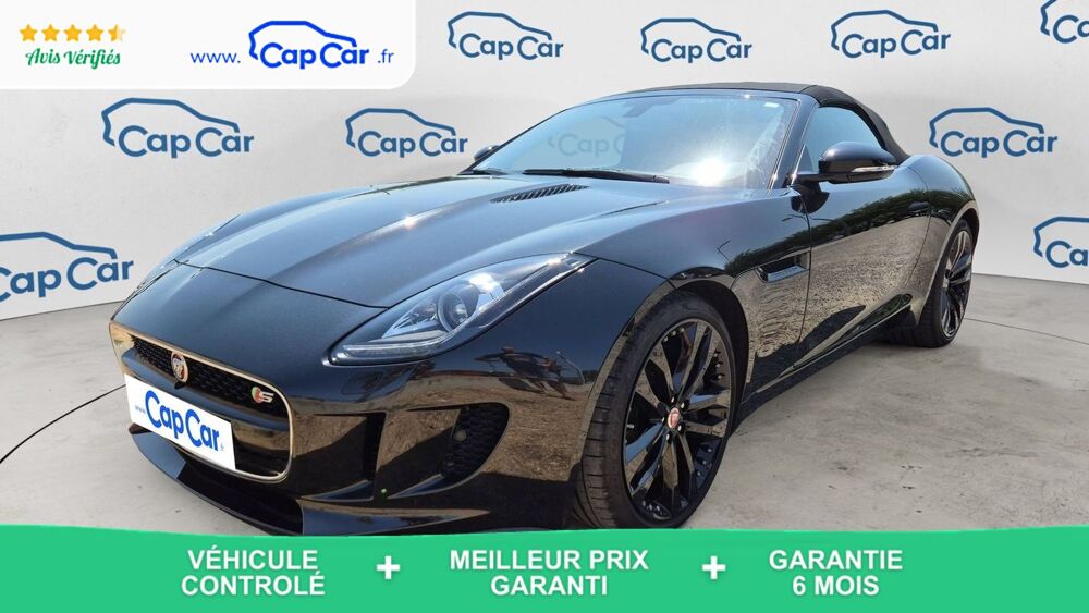 F-Type 3.0 V6 380 BVA8 Cabriolet S - Automatique Toit ouvrant 2017 occasion 06400 Cannes