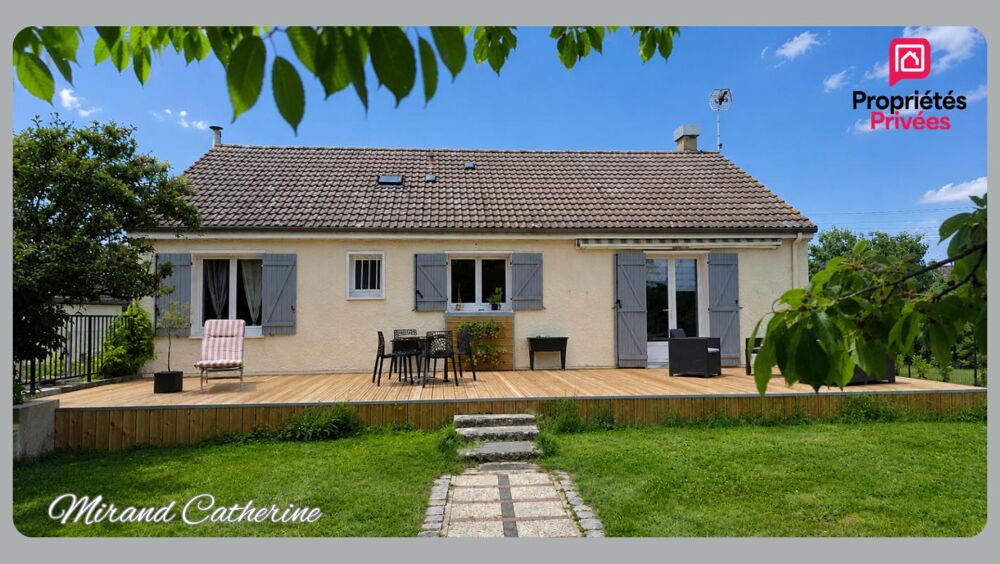 MAISON INDÉPENDANTE 3 CHAMBRES - SOUS-SOL TOTAL AMÉNAGÉ - TERRAIN 1 320 m²