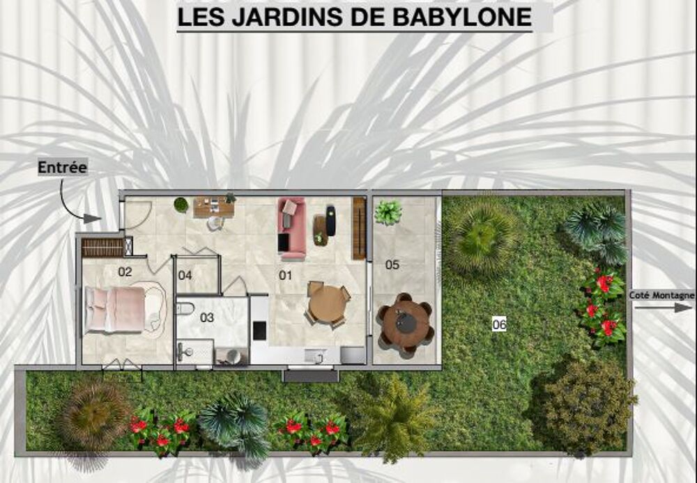 Vente Appartement Appartement NEUF Etang salé AVEC JARDIN L etang sale
