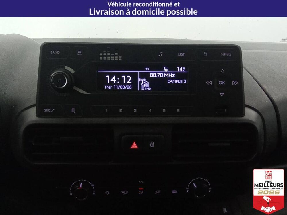 Berlingo VAN M 650 BLUEHDI 75 CLUB 2020 occasion 10150 Lavau