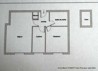  Appartement à vendre 2 pièces 46 m²