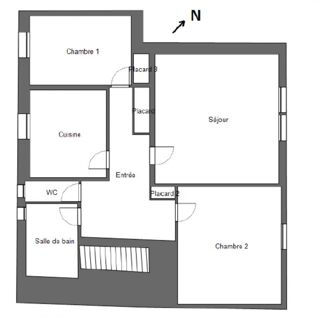  Appartement � vendre 4 pi�ces 77 m�