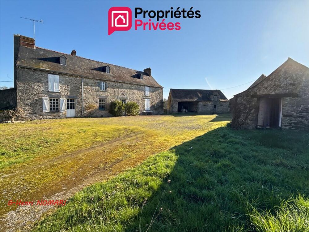 Maison ou Ancienne ferme à Martigné Ferchaud 8 pièce(s) 207 m2, 3,8 hect. de terrain