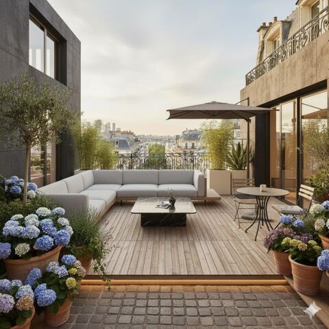   SECTEUR SAINT-FARGEAU � T5 LUMINEUX AVEC 29 M� DE BALCONS � PARIS 20? - Frais de notaire r�duits Appartement - 5 pi�ce(s) - 108 m�