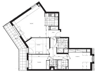  Appartement à vendre 4 pièces 91 m²