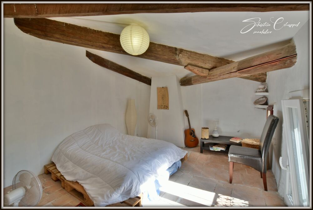 CAUX  MAISON DE VILLAGE AVEC GARAGE, ATELIER ET TERRASSE