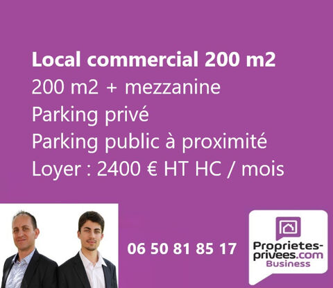 NEVERS - LOCAL COMMERCIAL 200 M2 2400 58000 Nevers