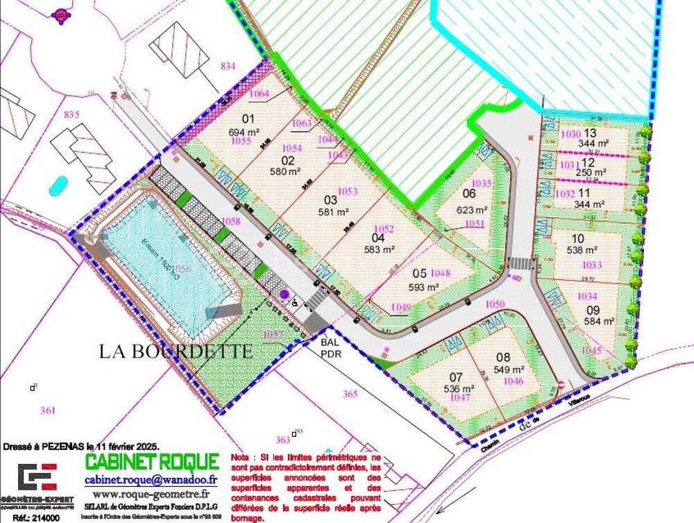 Vente Terrain Parcelle constructible de 344 m2 Castelnaudary